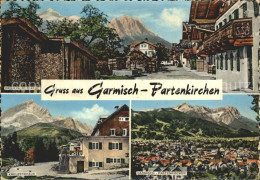 72229559 Garmisch-Partenkirchen Fruehlingsstrasse Kreuzeckhaus Totalansicht Garm - Garmisch-Partenkirchen