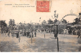 02 - SOISSONS - SAN47114 - Place D'Alsace Lorraine - Fête Du Faubourg St Vaast - Manège - Soissons