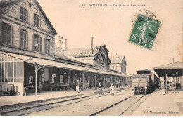 02 - SOISSONS - SAN47132 - La Gare - Les Quais - Train - Soissons