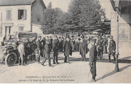 02 - SOISSONS - SAN50155 - ManOeuvres De 1906 - Arrivée à La Gare De M. Le Ministre De La Guerre - Soissons