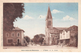 01 - SAINT JULIEN SUR REYSSOUZE - SAN52310 - L'Eglise Et La Poste - Zonder Classificatie