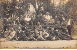 06 - N°86962 - CANNES - Hôpital Militaire - Infirmières Au Milieu De Blessés - Carte Photo - Cannes