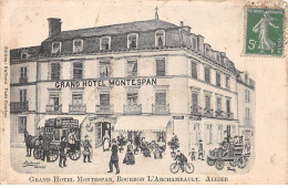 03-AM21489.Bourbon L'Archambault.Grand Hotel Montespan.En L'état - Bourbon L'Archambault