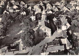 03 - SAN60248 - NERIS LES BAINS - Vue Aérienne - La Place De L'Eglise - Combier Imprimeur - 1 - CPSM 10x15 Cm - Neris Les Bains