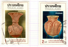 T+ Thailand 1976 Mi 809-10 Tongefäße - Thaïlande