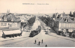 02-AM21423.Soissons.Avenue De La Gare.Train.Obliteration - Soissons