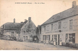 02-AM21416.Saint Rémy Blanzy.Vue De La Place.Pli - Other & Unclassified