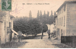 01-AM21405.Genay.N°609.Place Et Ecole - Non Classés