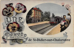 01-AM21408.Saint Didier Sur Chalaronne.Une Pensée.Train - Non Classés