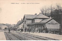 02-AM21411.Vierzy.La Gare.Train.Ligne De Paris à Soissons - Sonstige & Ohne Zuordnung