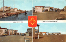 11. San67892. Souvenir De Gruissan Plage. La Plage Et Le Port. N°284. Edition Morina. Cpsm 9X14 Cm. - Autres & Non Classés