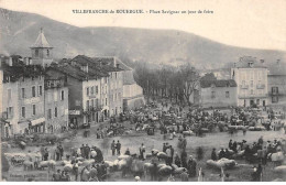 12 - VILLEFRANCHE DE ROUERGUE - SAN65647 - Place Savignac Un Jour De Foire - Villefranche De Rouergue