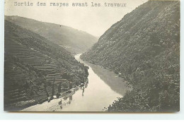 12 - N°88375 - SAINT VICTOR ??? - Sortie Des Raspes Avant Les Travaux - Carte Photo - Saint Victor