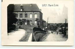 02 - N°88394 - DERCY - Mairie Ecole - Carte Photo - Autres & Non Classés
