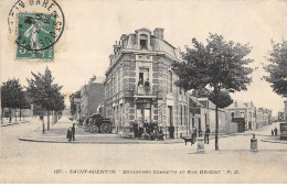 02 - SAINT QUENTIN - SAN63898 - Boulevard Gambetta Et Rue Bénézet - Saint Quentin