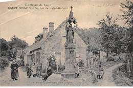 02 - SAINT GOBAIN - SAN63914 - Statue De Saint Gobain - Environ De Laon - En L'état - Pli - Sonstige & Ohne Zuordnung