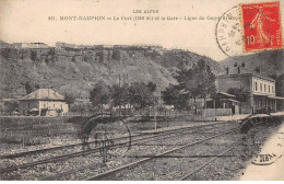 05 - MONT DAUPHIN - SAN63922 - Le Fort Et La Gare - Ligne De Gap à Briançon - Autres & Non Classés