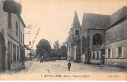 02 - CONDE EN BRIE - SAN63882 - Place De L'Eglise - Andere & Zonder Classificatie