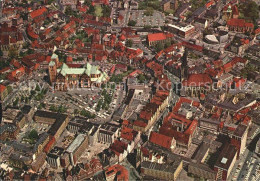 72229451 Muenster Westfalen Fliegeraufnahme Dom Lambertikirche Prinzipalmarkt  M - Muenster