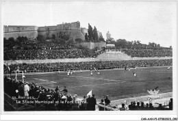 CAR-AAHP1-6-0047 - ANTIBES - Le Stade Municipal Et Le Fort Carré - Altri & Non Classificati