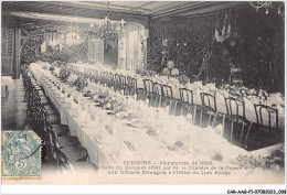 CAR-AAGP1-02-0005 - SOISSONS - Manoeuvre De 1906 - Salle Du Banquet Offert Par M .Ministre De La Guerre Aux Officiers  - Soissons