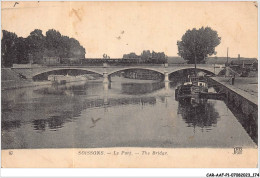 CAR-AAFP1-02-0088 - SOISSONS - Le Pont - Bateau - Soissons