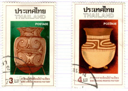T+ Thailand 1976 Mi 811-12 Tongefäße - Thaïlande