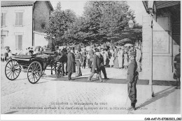 CAR-AAFP1-02-0042 - SOISSONS - Manoeuvre De 1906 - Les Autorites Civiles Arrivant A La Gare - Soissons