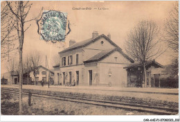 CAR-AAEP1-02-0007 - CONDE-EN-BRIE - La Gare - Carte Vendue En L'etat - Other & Unclassified