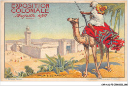 CAR-AADP2-13-0132 - Exposition Coloniale Marseille 1922 - Palais Du Maroc - Publicite - Autres & Non Classés