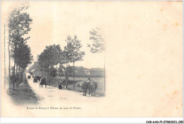 CAR-AADP1-01-0026 - Route De BOURG A MANCON  - Un Jour De La Foire - Autres & Non Classés