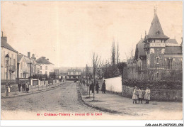 CAR-AAAP1-02-0029 - CHATEAU-THIERRY - Avenue De La Gare - Carte Decollee Vendue En L'etat - Chateau Thierry