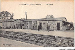 CAR-AAAP1-02-0015 - CHAUNY - La Gare - Chauny