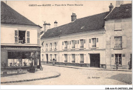 CAR-AAAP1-02-0004 - CHEZY-SUR-MARNE - Place De La Pierre Blanche - Commerce Vins Et Liqueurs - Other & Unclassified