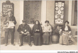 CAR-AASP8-0547 - FRANCE - CARTE PHOTO - HOTEL RESTAURANT - Sonstige & Ohne Zuordnung