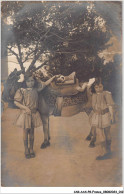 CAR-AASP8-0545 - FRANCE - CARTE PHOTO - LES ENFANTS ET UN ANE - Otros & Sin Clasificación