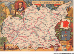 CAR-AAQP2-0075 - AIGUEBELLE - BASSES-ALPES - Formé En 1970 D'une Partie De La Provence - Otros & Sin Clasificación