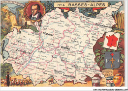 CAR-AAQP2-0077 - AIGUEBELLE - BASSES-ALPES - Formé En 1970 D'une Partie De La Provence - Autres & Non Classés