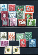 Allemagne Lot 1   21 Timbres Années 50 Côte 190 € - Used Stamps