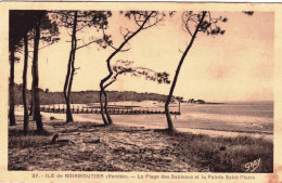 85 - Vendée -  NOIRMOUTIER -  La Plage Des Sableaux Et La Pointe Saint Pierre - Noirmoutier