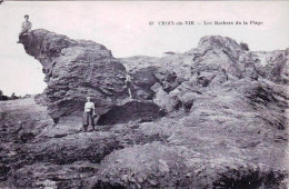 85 - Vendée -  CROIX  De VIE ( Saint Gilles Croix De Vie ) Les Rochers De La Plage - Saint Gilles Croix De Vie