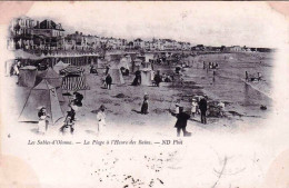 85 - Vendée -  LES SABLES D OLONNE  - La Plage A L Heure Des Bains - Sables D'Olonne