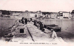 83 - Var -  LES LEQUES Sur MER (  Saint-Cyr-sur-Mer )  -  La Jetée - Les Lecques