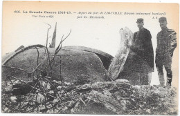 GUERRE 14/18 - Aspect  Du Fort De LIOUVILLE ( Meuse ) Vainement Bombardé - War 1914-18