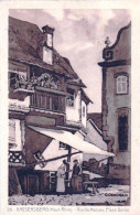 68 - Haut Rhin -  KAYSERSBERG -  Vieille Maison Place Geiler - Illustrateur G.Denonain - Kaysersberg