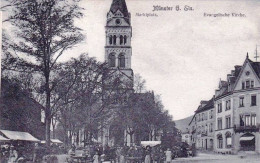 68 - Haut Rhin -  MUNSTER - Marktplatz - Evangelische Kirche - Munster