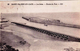 76 - Seine Maritime -  SAINT VALERY En CAUX -  Les Jetées - Entrée Du Port - Saint Valery En Caux