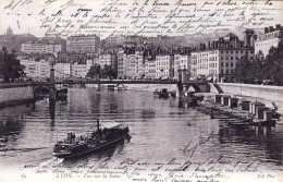 69 - Rhone -  LYON -  Vue Sur La Saone - Otros & Sin Clasificación