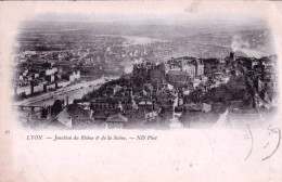 69 - Rhone -  LYON -  Jonction Du Rhone Et De La Saone -  Carte Precurseur - Otros & Sin Clasificación