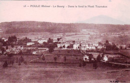 69 - Rhone - POULE Les ECHARMEAUX -  Le Bourg - Au Fond Le Mont Tourvéon - Otros & Sin Clasificación